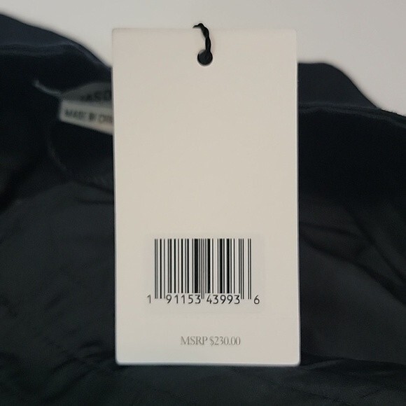 JASON WU Linen Blend High Waist Pleated Shorts size 12 - Picture 8 of 8